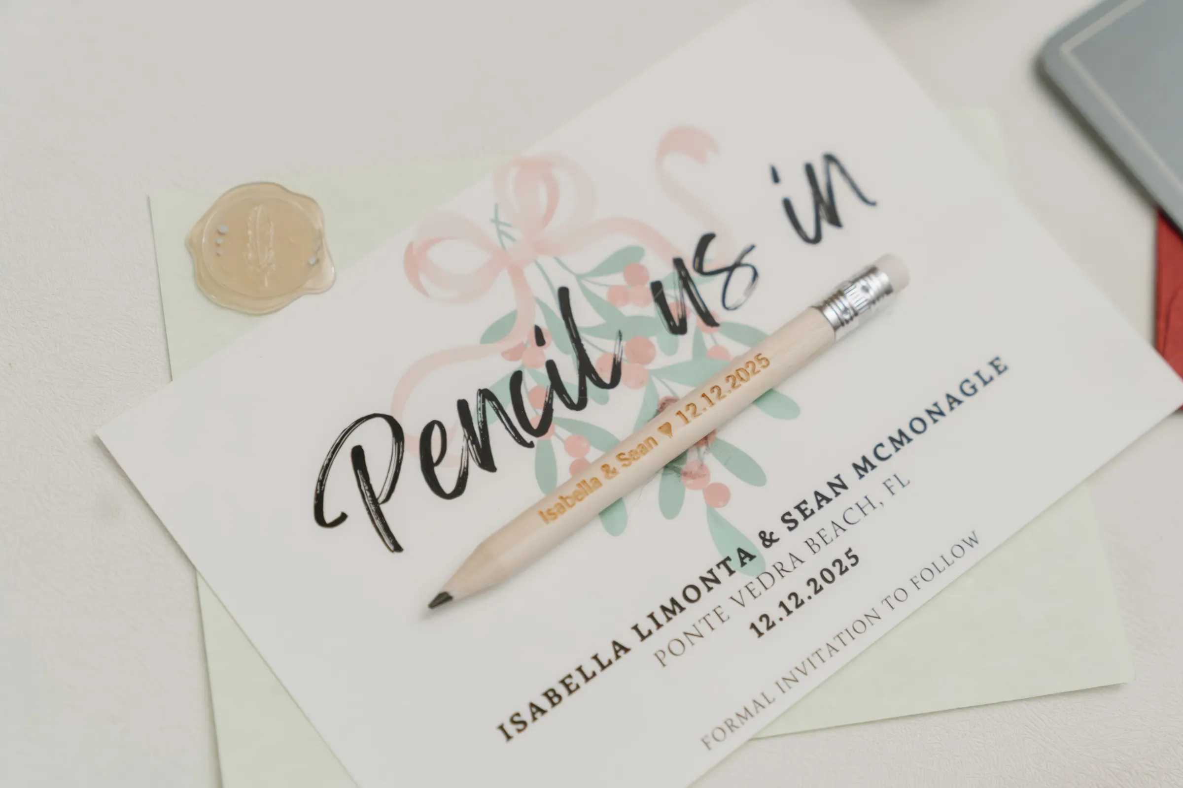 Details — Isabella & Sean wedding, Dallas–Fort Worth