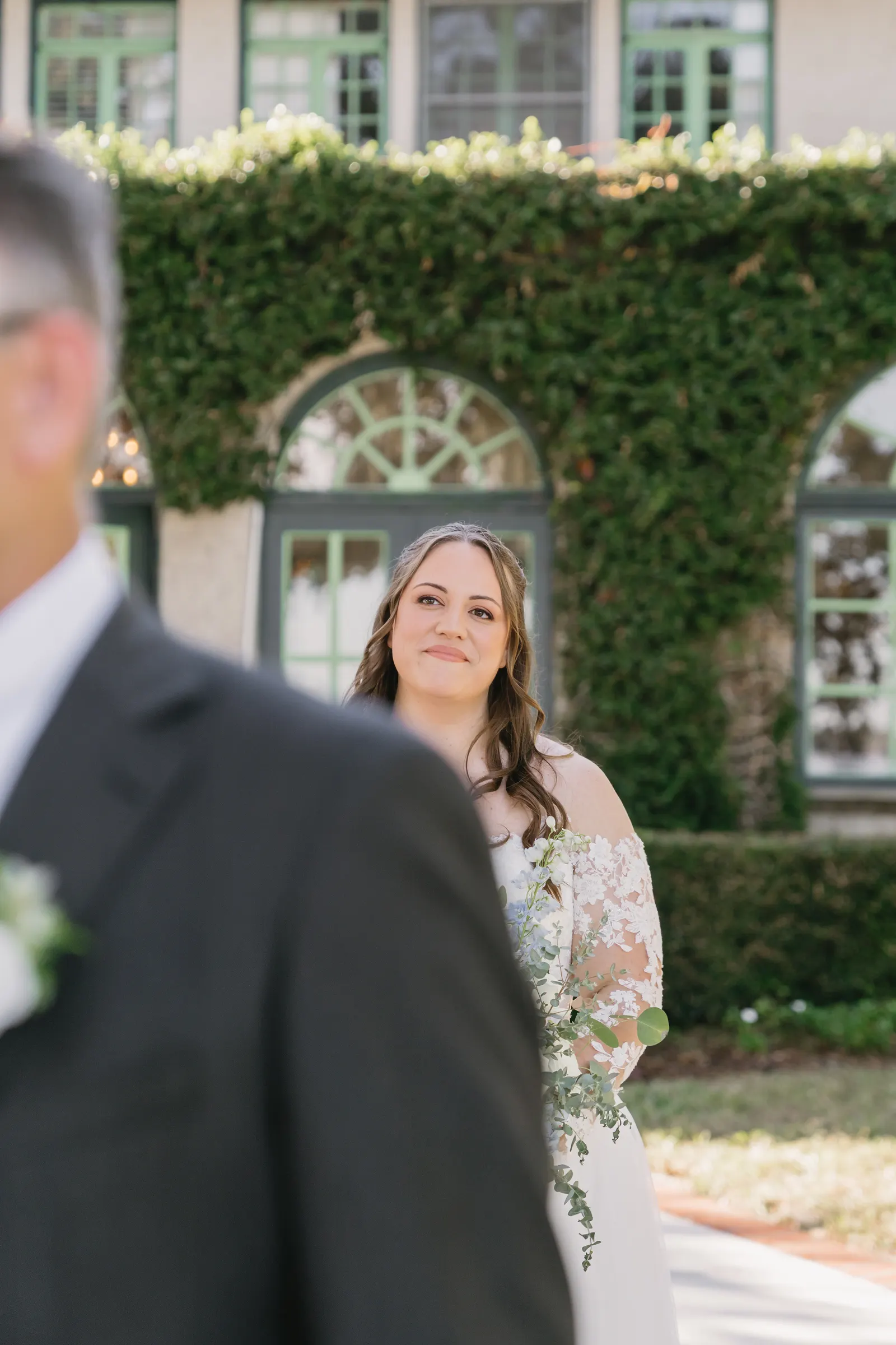 First Look — Kara & Jarrod wedding, Dallas–Fort Worth