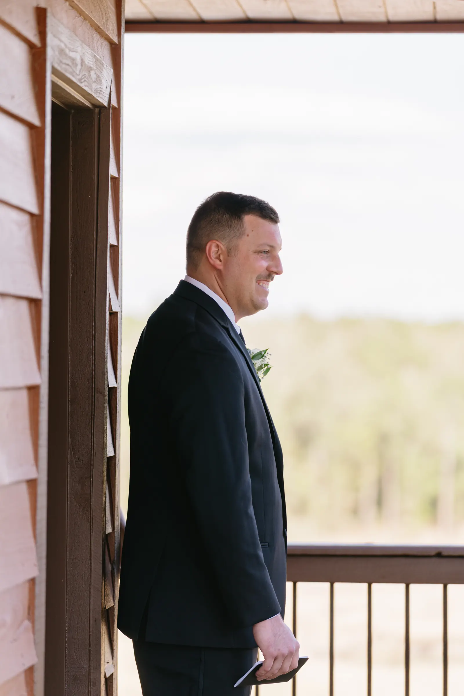First Look — Miranda & Cody wedding, Dallas–Fort Worth